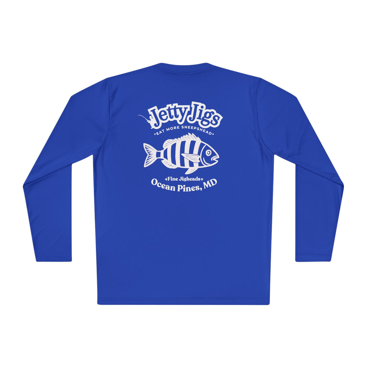 Eat More Sheepshead – Jetty Jigs Long Sleeve Fishing Shirt