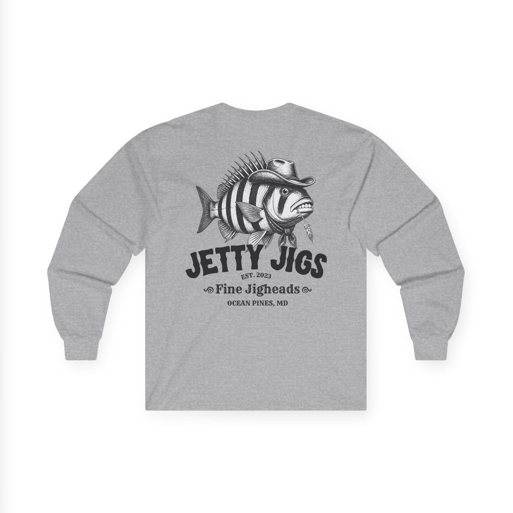 Cowboy Sheepshead Long Sleeve T-Shirt | Jetty Jigs