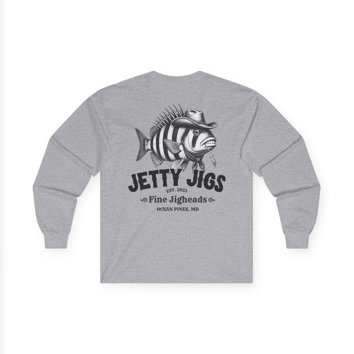 Cowboy Sheepshead Long Sleeve T-Shirt | Jetty Jigs