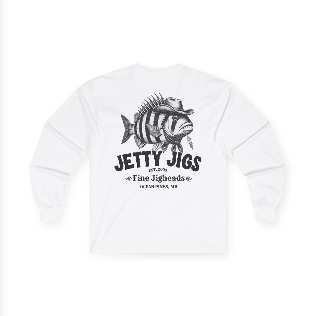 Cowboy Sheepshead Long Sleeve T-Shirt | Jetty Jigs