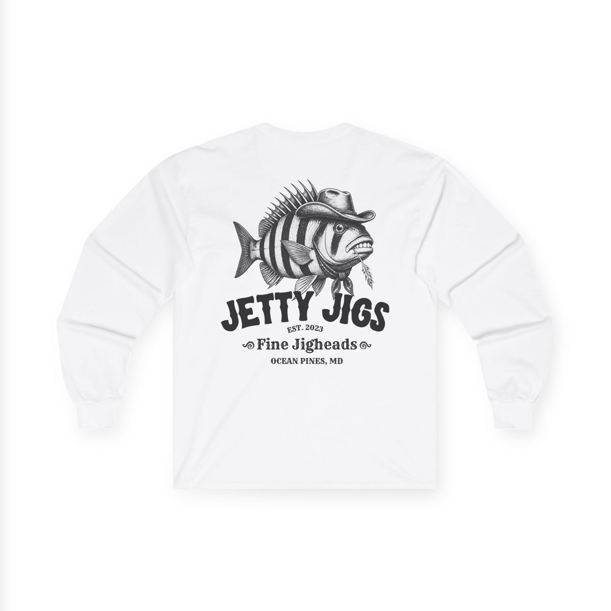 Cowboy Sheepshead Long Sleeve T-Shirt | Jetty Jigs