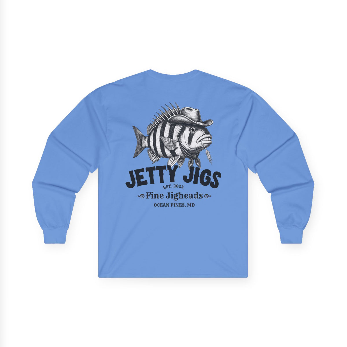 Cowboy Sheepshead Long Sleeve T-Shirt | Jetty Jigs