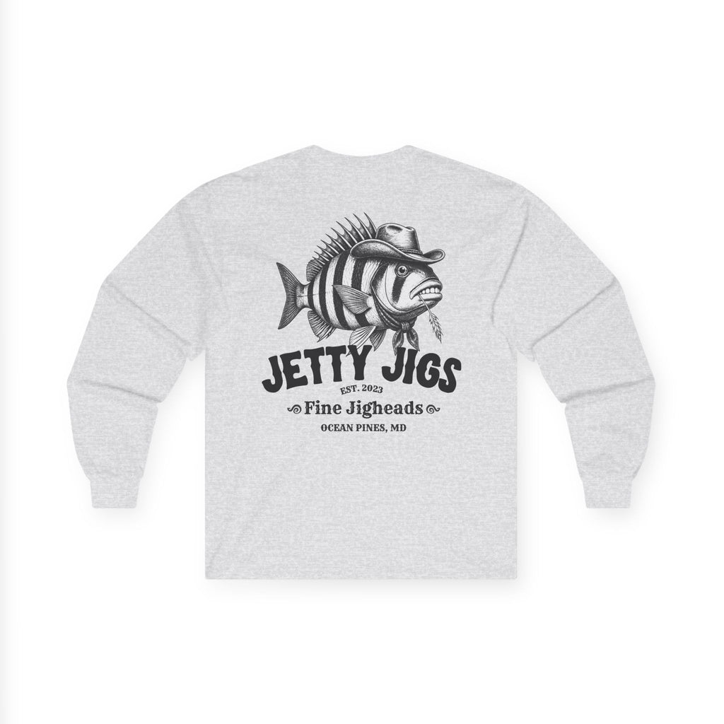 Cowboy Sheepshead Long Sleeve T-Shirt | Jetty Jigs