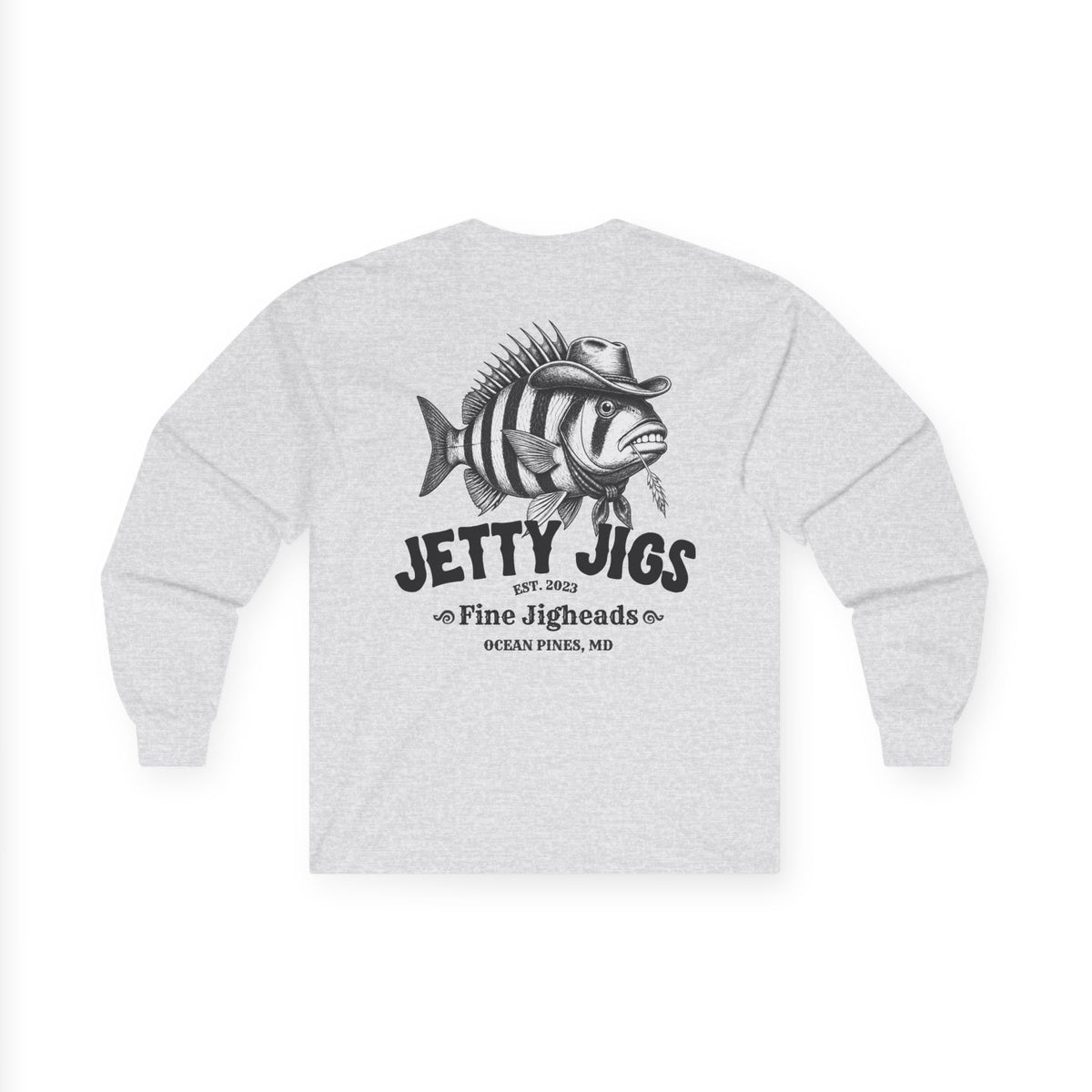 Cowboy Sheepshead Long Sleeve T-Shirt | Jetty Jigs
