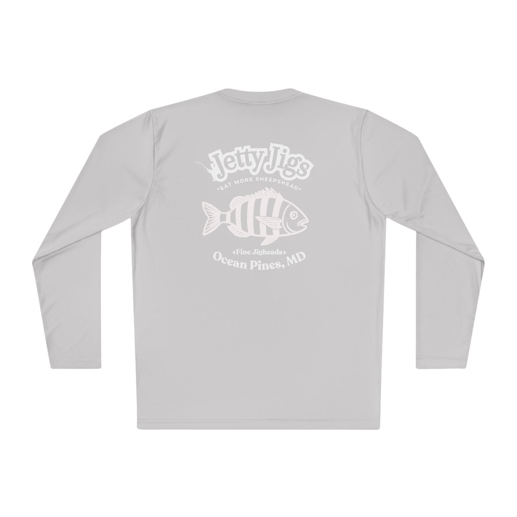 Eat More Sheepshead – Jetty Jigs Long Sleeve Fishing Shirt
