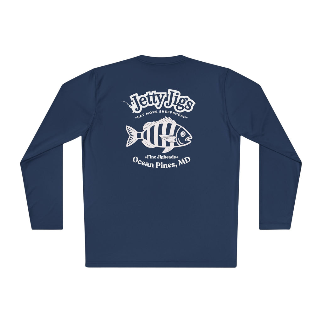 Eat More Sheepshead – Jetty Jigs Long Sleeve Fishing Shirt