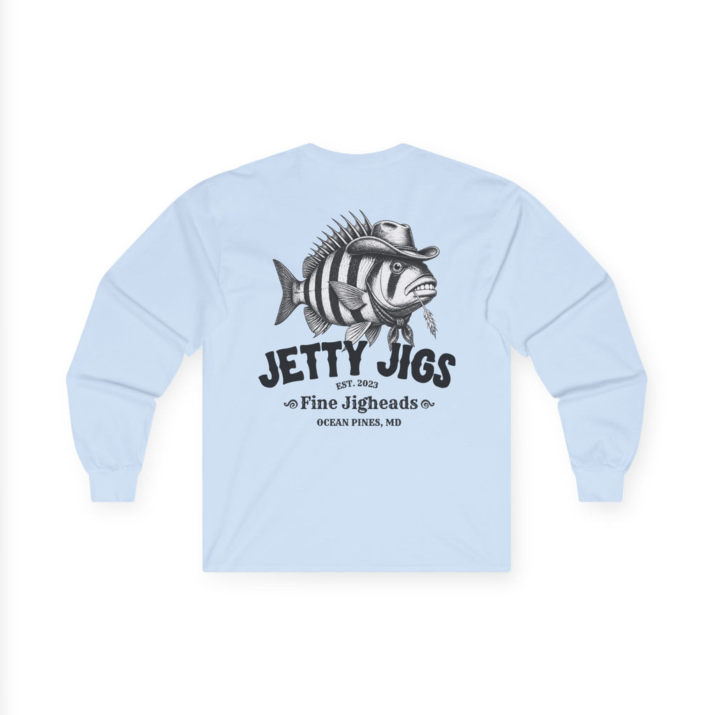 Cowboy Sheepshead Long Sleeve T-Shirt | Jetty Jigs