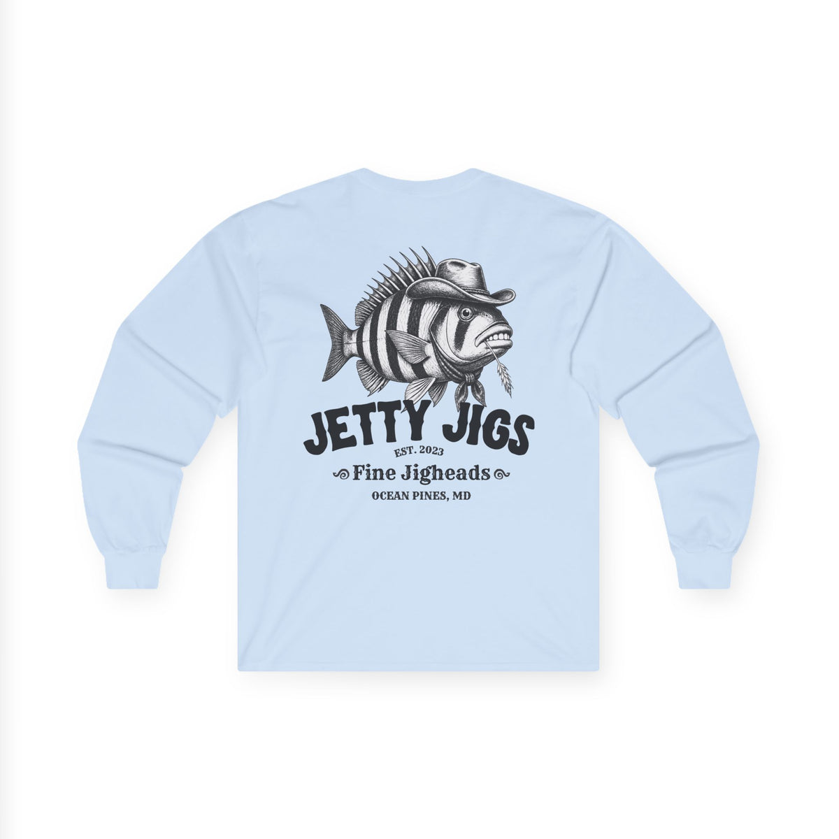 Cowboy Sheepshead Long Sleeve T-Shirt | Jetty Jigs