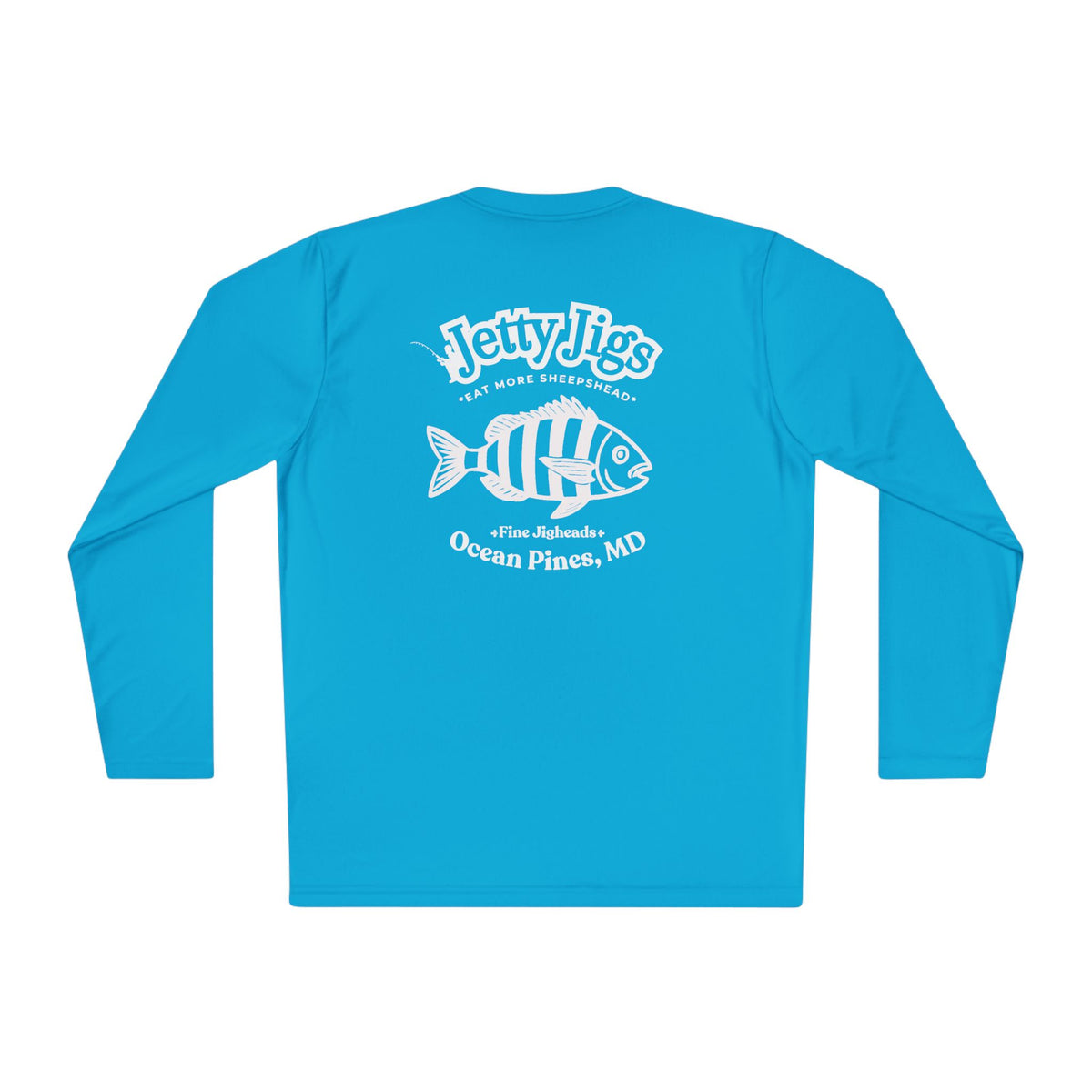 Eat More Sheepshead – Jetty Jigs Long Sleeve Fishing Shirt