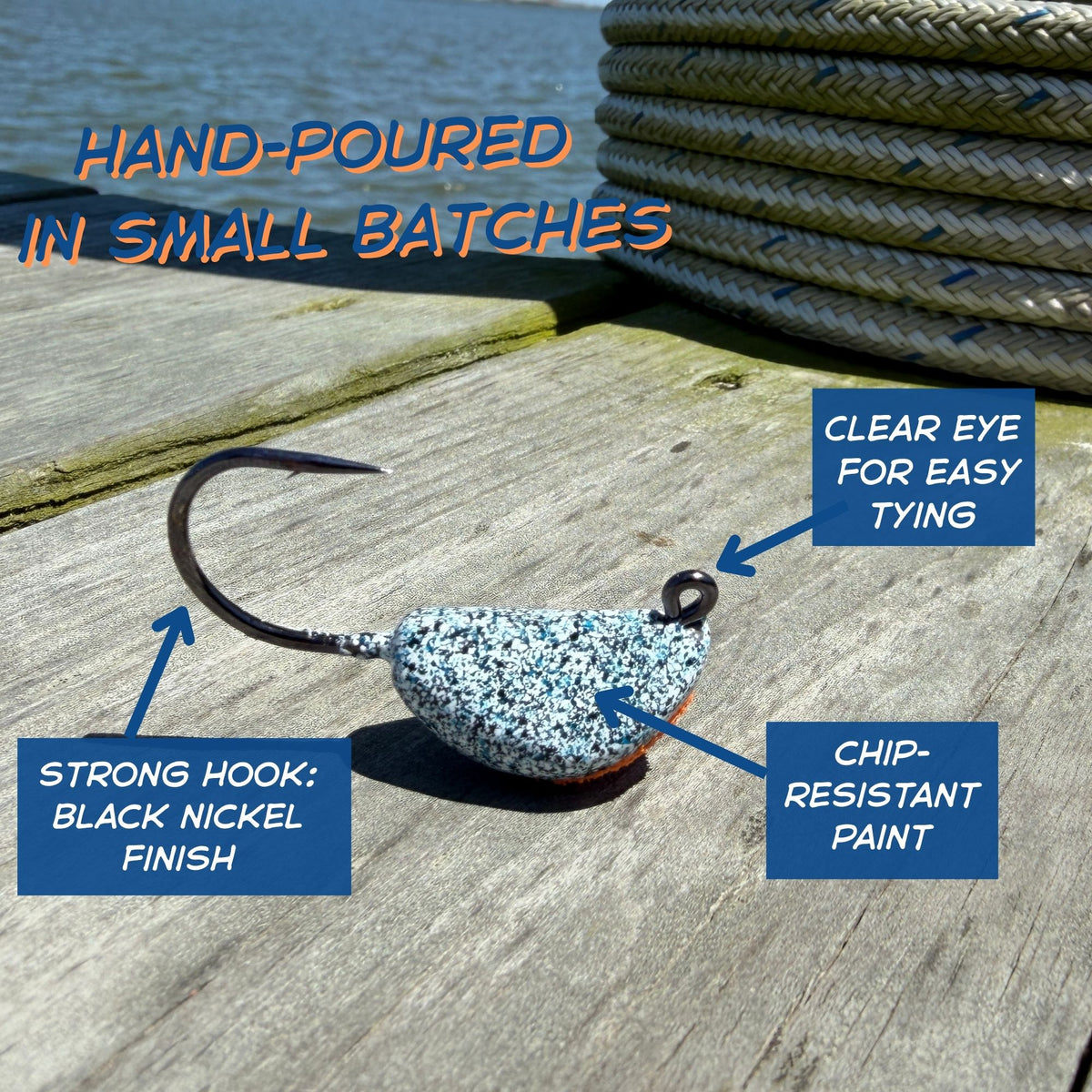 Blue Crab Jetty Jigs – Saltwater Sheepshead Jig Heads