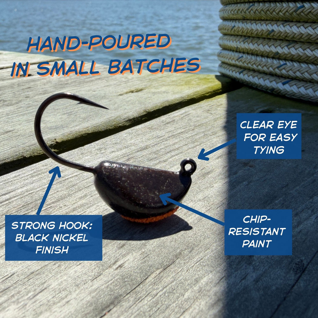 Mud Crab Jetty Jigs – Saltwater Sheepshead Jig Heads
