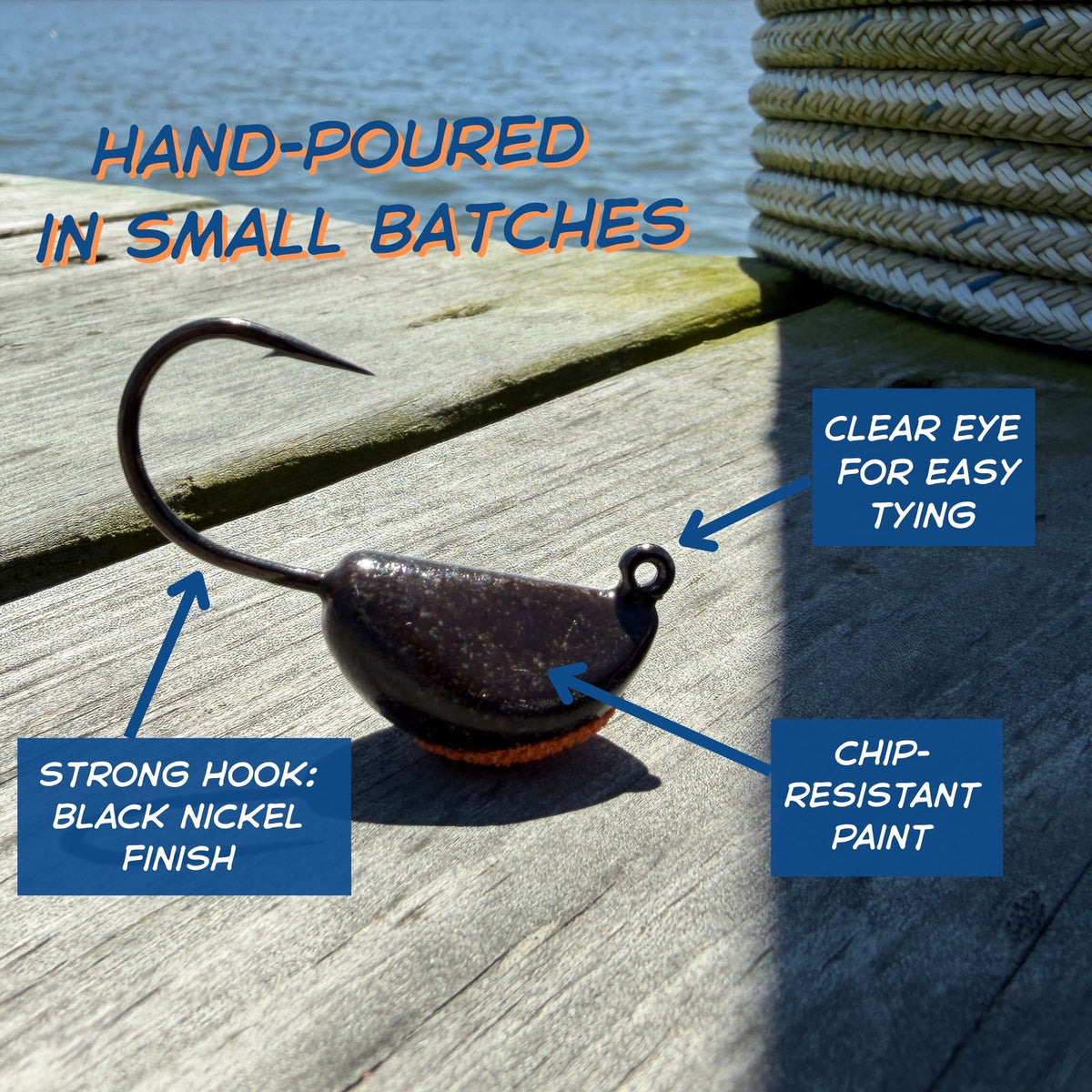 Mud Crab Jetty Jigs – Saltwater Sheepshead Jig Heads
