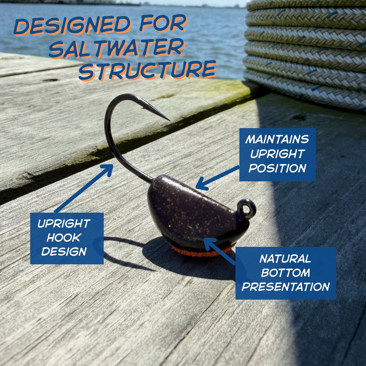Mud Crab Jetty Jigs – Saltwater Sheepshead Jig Heads