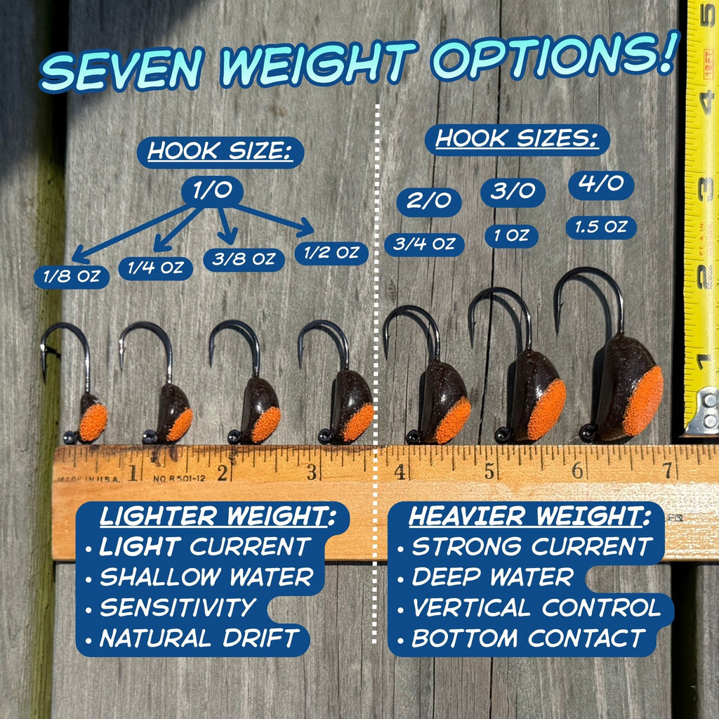 Mud Crab Jetty Jigs – Saltwater Sheepshead Jig Heads