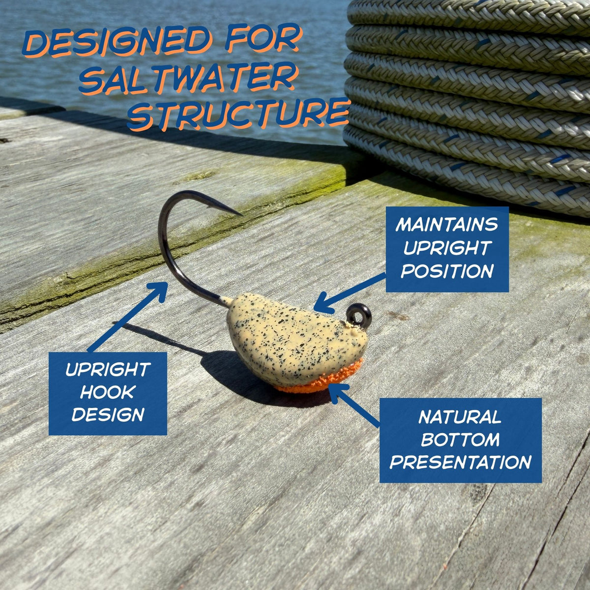 Sand Crab Jetty Jigs – Saltwater Sheepshead Jig Heads